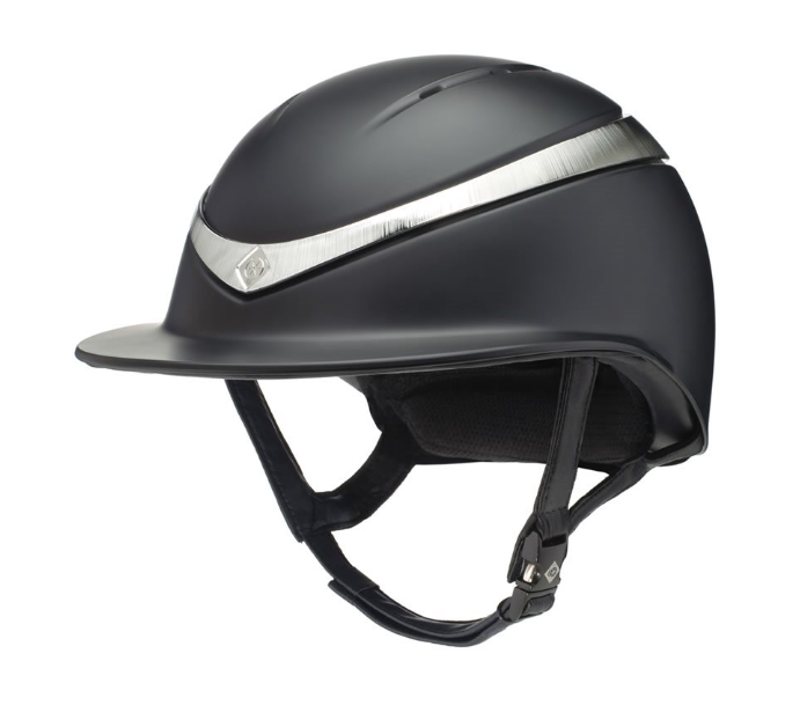 Charles Owen Halo With Mips Black/Platinum Large